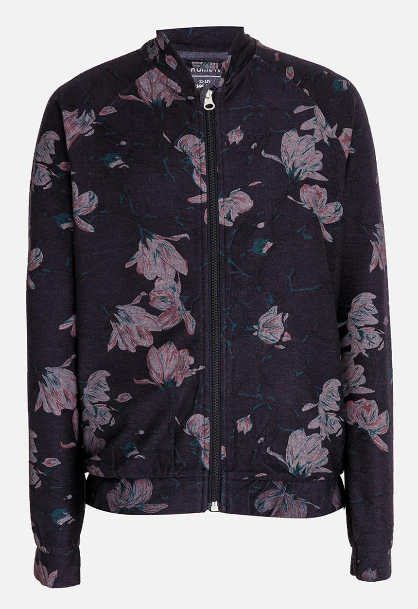 Name It - Printed Bomber Jacket Navy