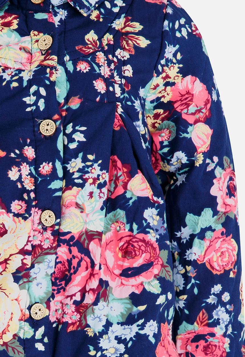 Pop Candy - Printed Jacket Navy
