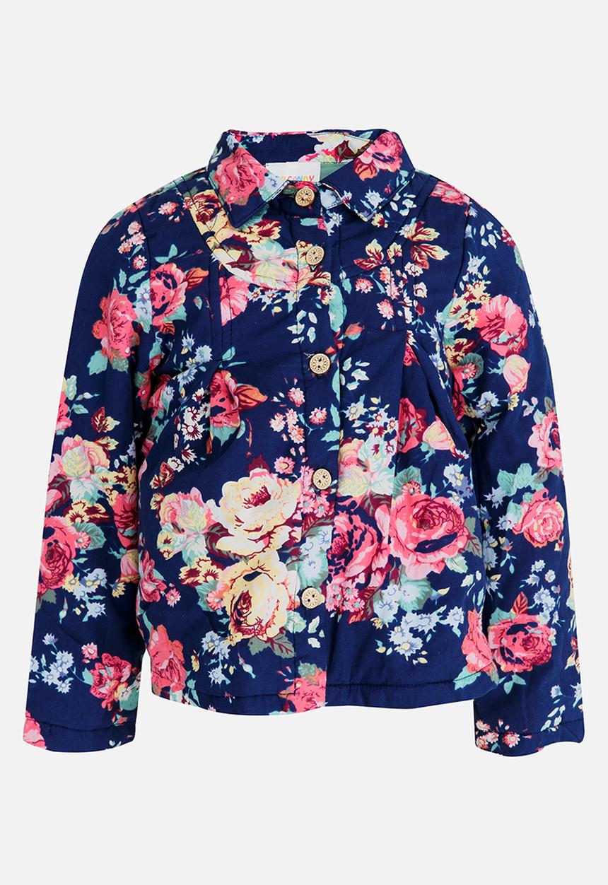 Pop Candy - Printed Jacket Navy