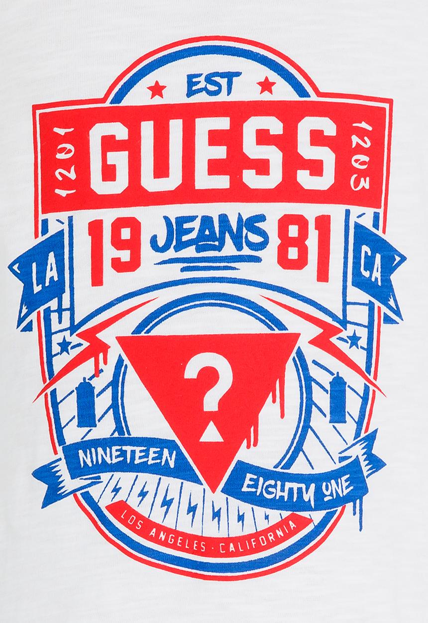 GUESS - Boys Guess Jeans 1981 Tee White