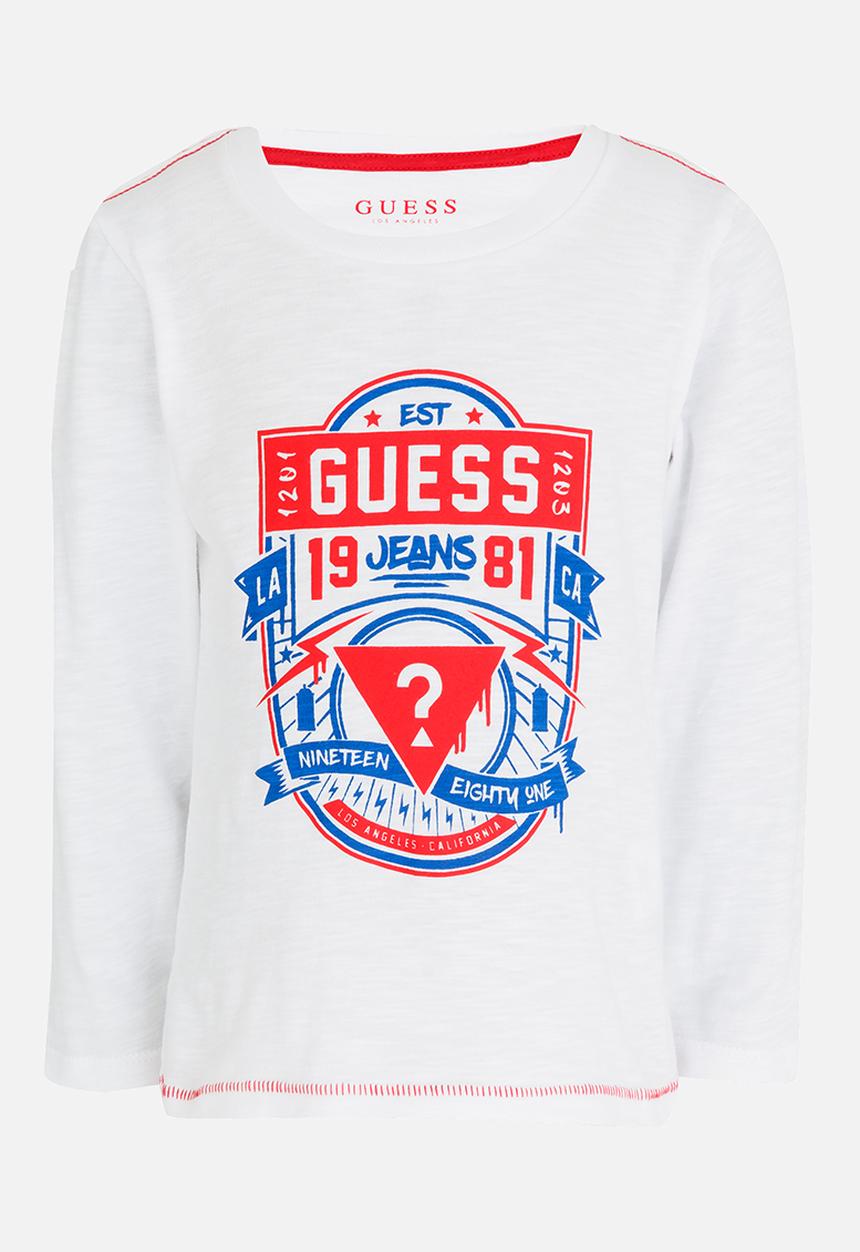 GUESS - Boys Guess Jeans 1981 Tee White