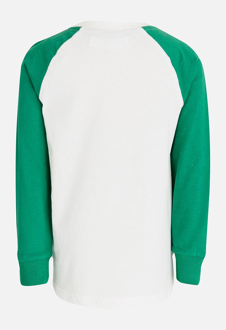 MINOTI - Grandad Raglan Sleeve Tee Off White