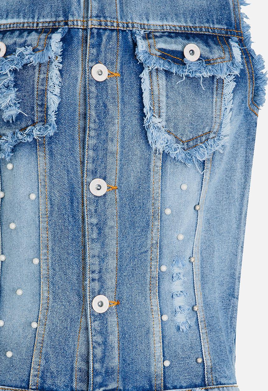 Pop Candy - Denim Jacket Blue