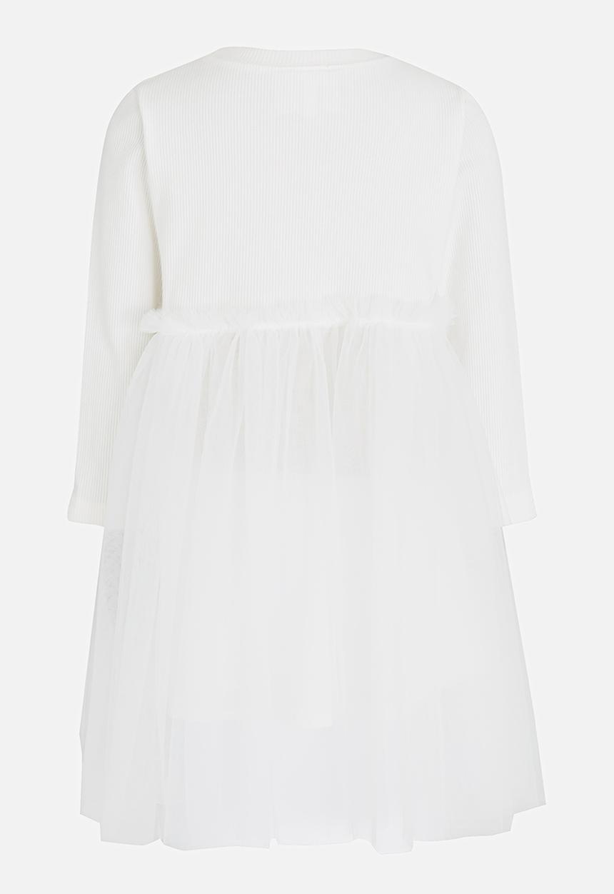 Pop Candy - Lace Detail Dress White
