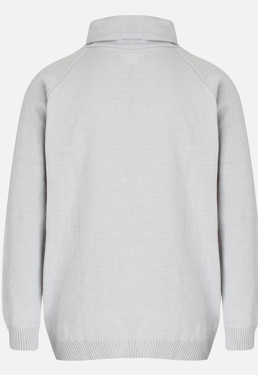 Rebel Republic - Zip Hooded Jersey Grey Melange