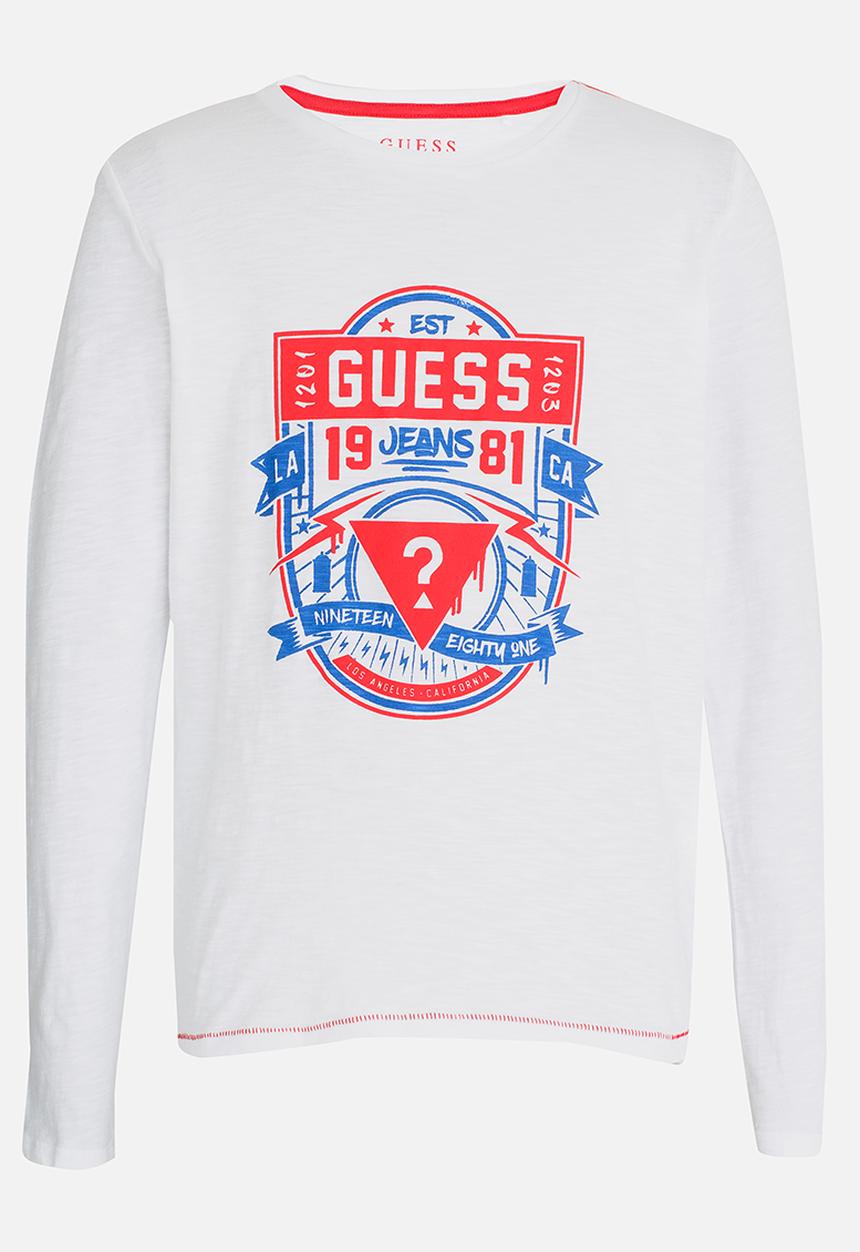 GUESS - Boys Guess Jeans 1981 White Tee