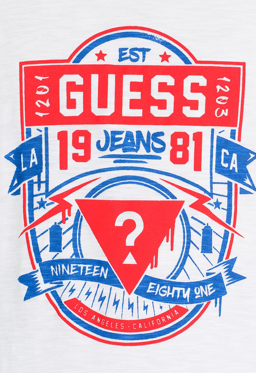 GUESS - Boys Guess Jeans 1981 White Tee