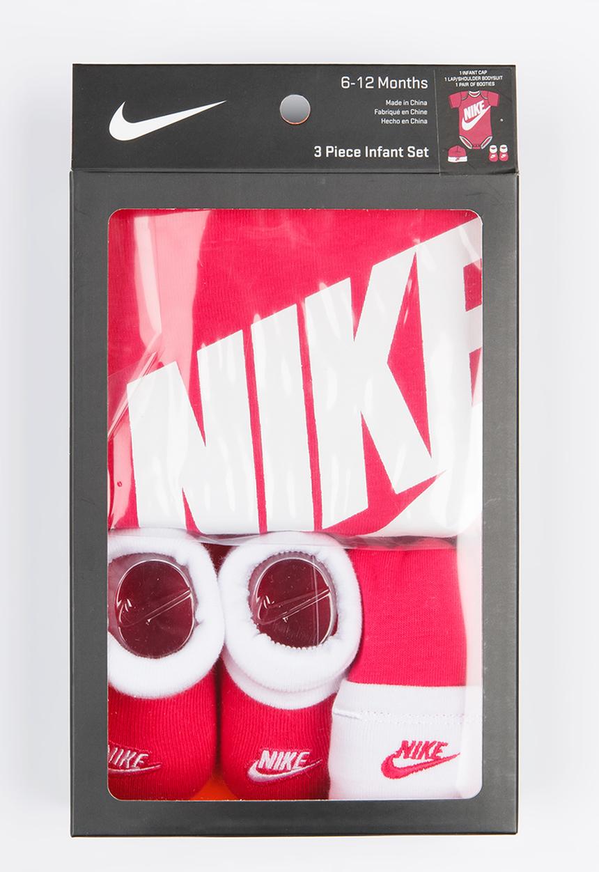 Nike - Futura Logo 3 Piece Set Mid Pink