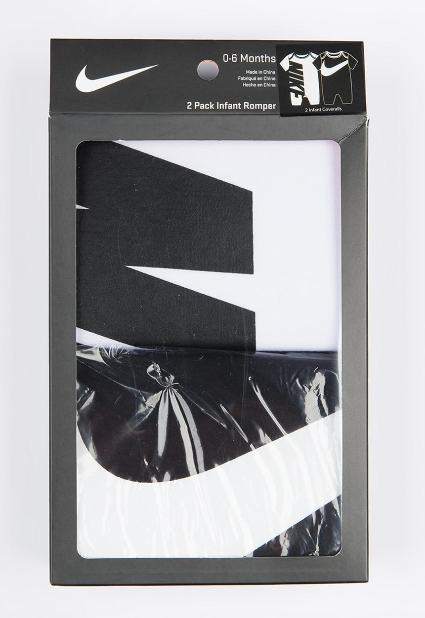 Nike - Oversized Logo Romper 2 Piece Set Black