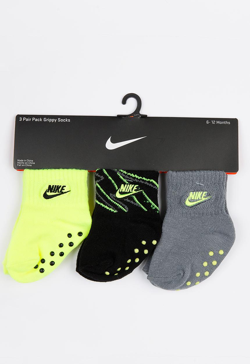 Nike - Maze Mash Up Volcano 3 Pack Socks Black