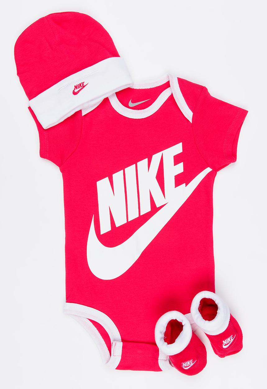 Nike - Futura Logo 3 Piece Set Mid Pink