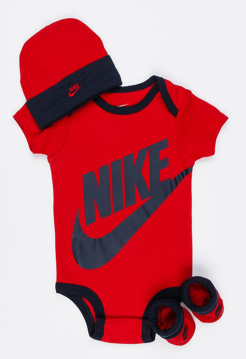Nike - Futura Logo 3 Piece Set Red
