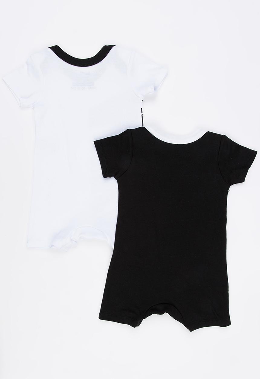 Nike - Oversized Logo Romper 2 Piece Set Black