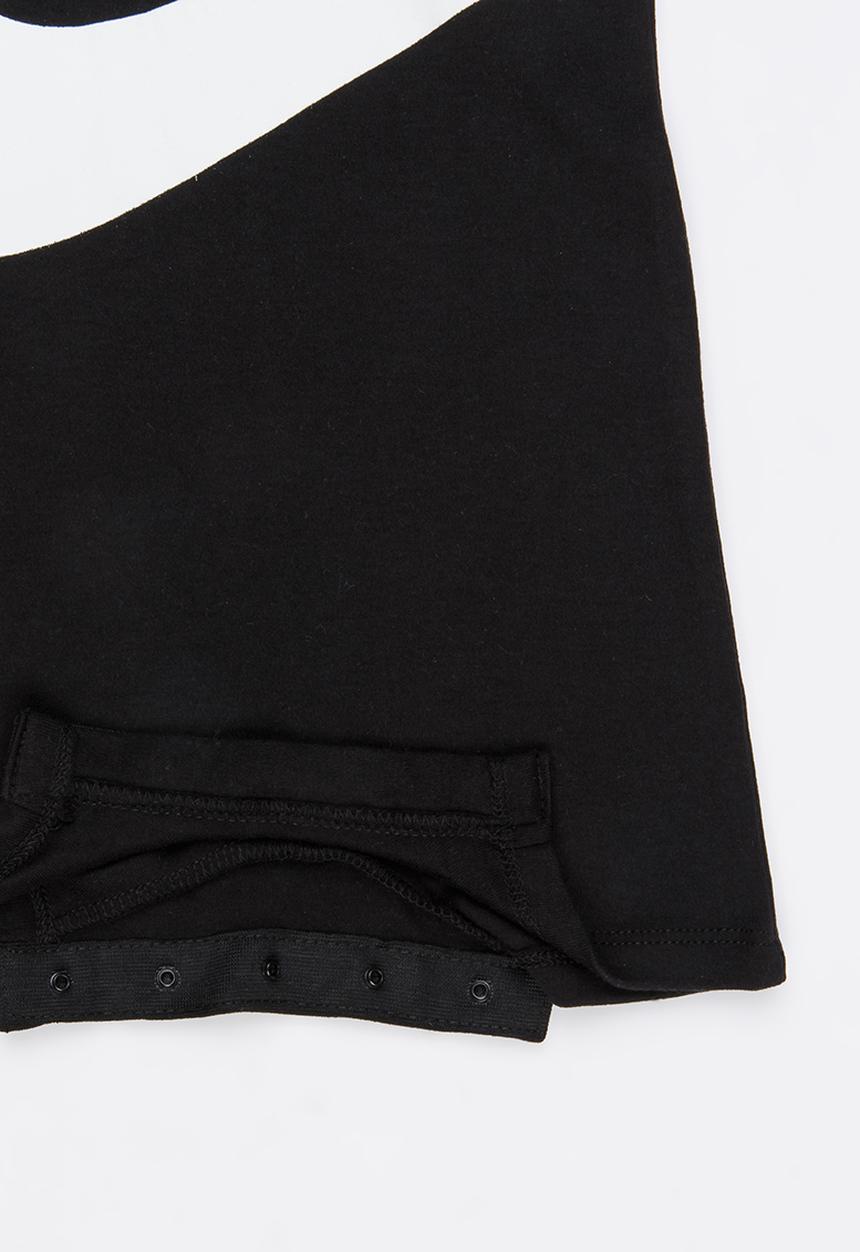 Nike - Oversized Logo Romper 2 Piece Set Black