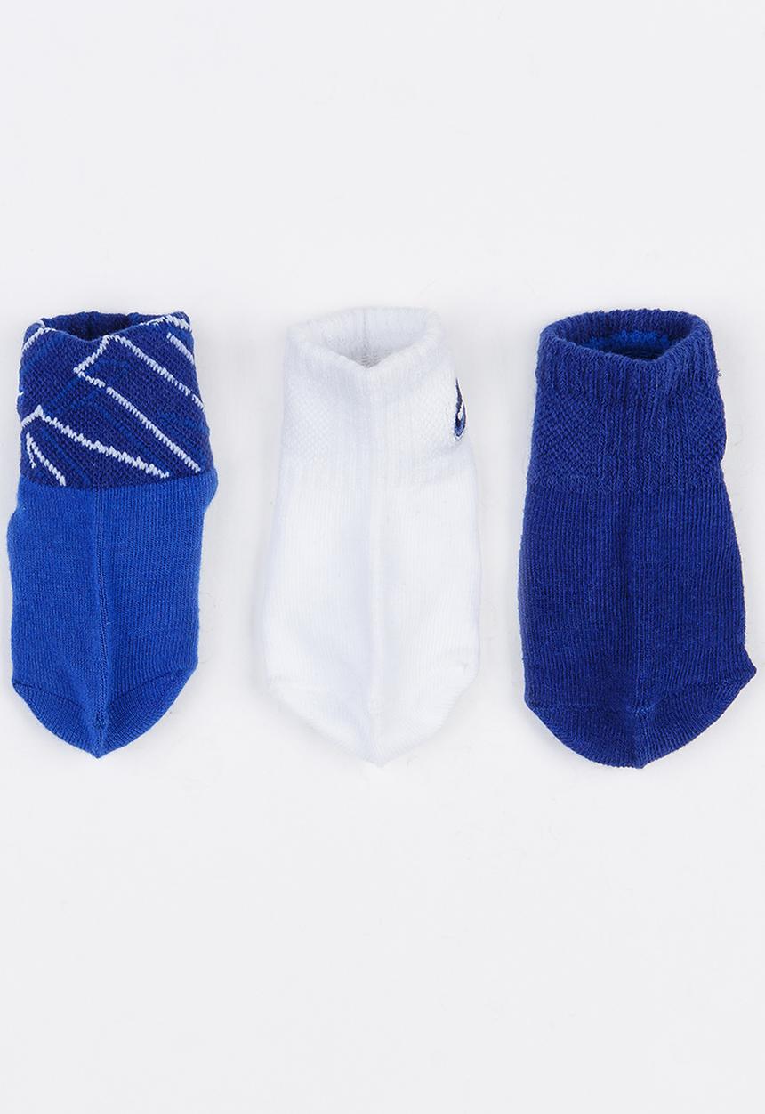 Nike - Maze Mash Up Volcano 3 Pack Socks Blue