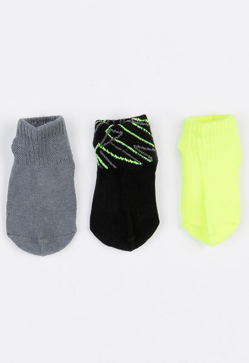 Nike - Maze Mash Up Volcano 3 Pack Socks Black