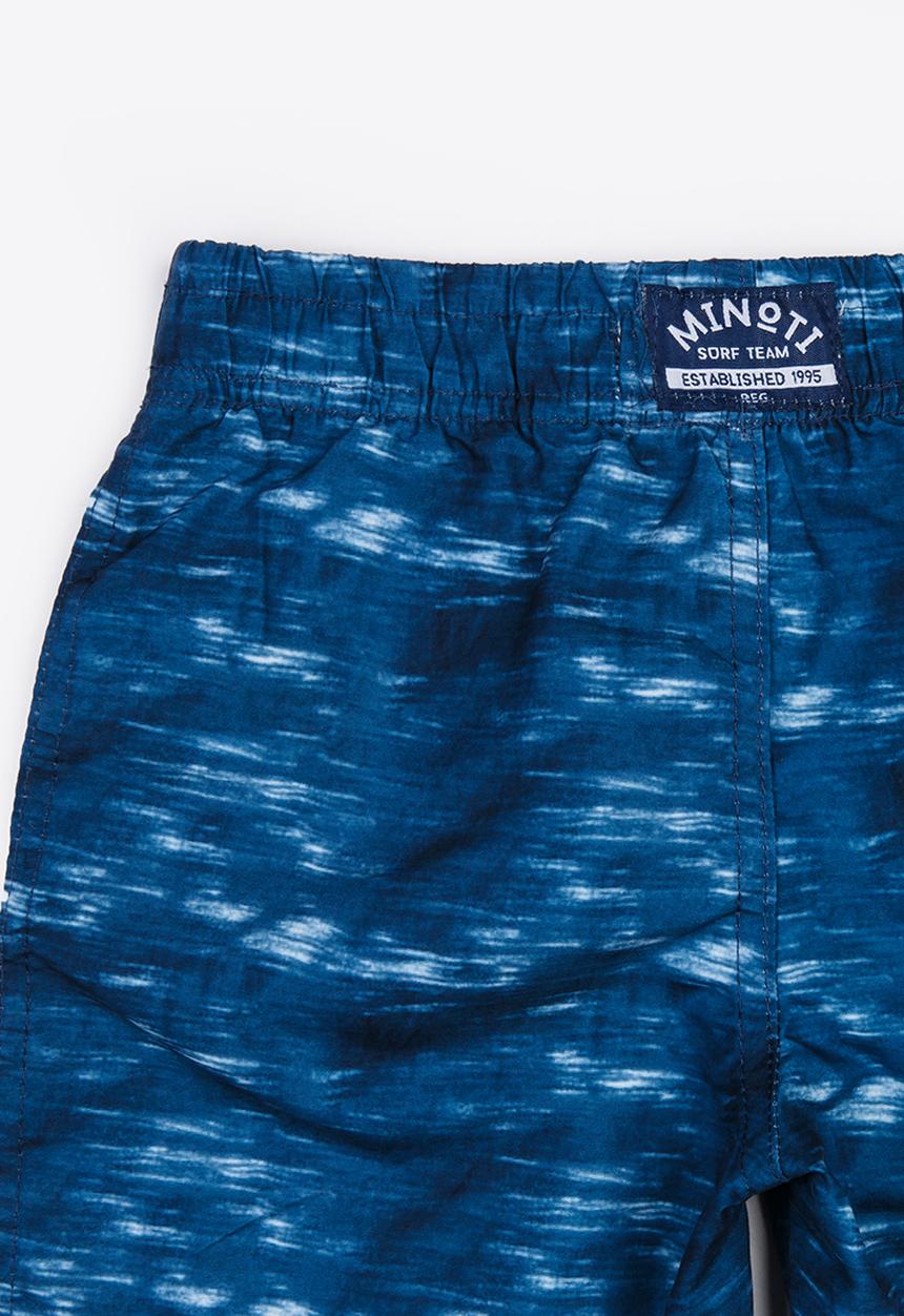 MINOTI - Blurred AOP Swimshorts Dark Blue