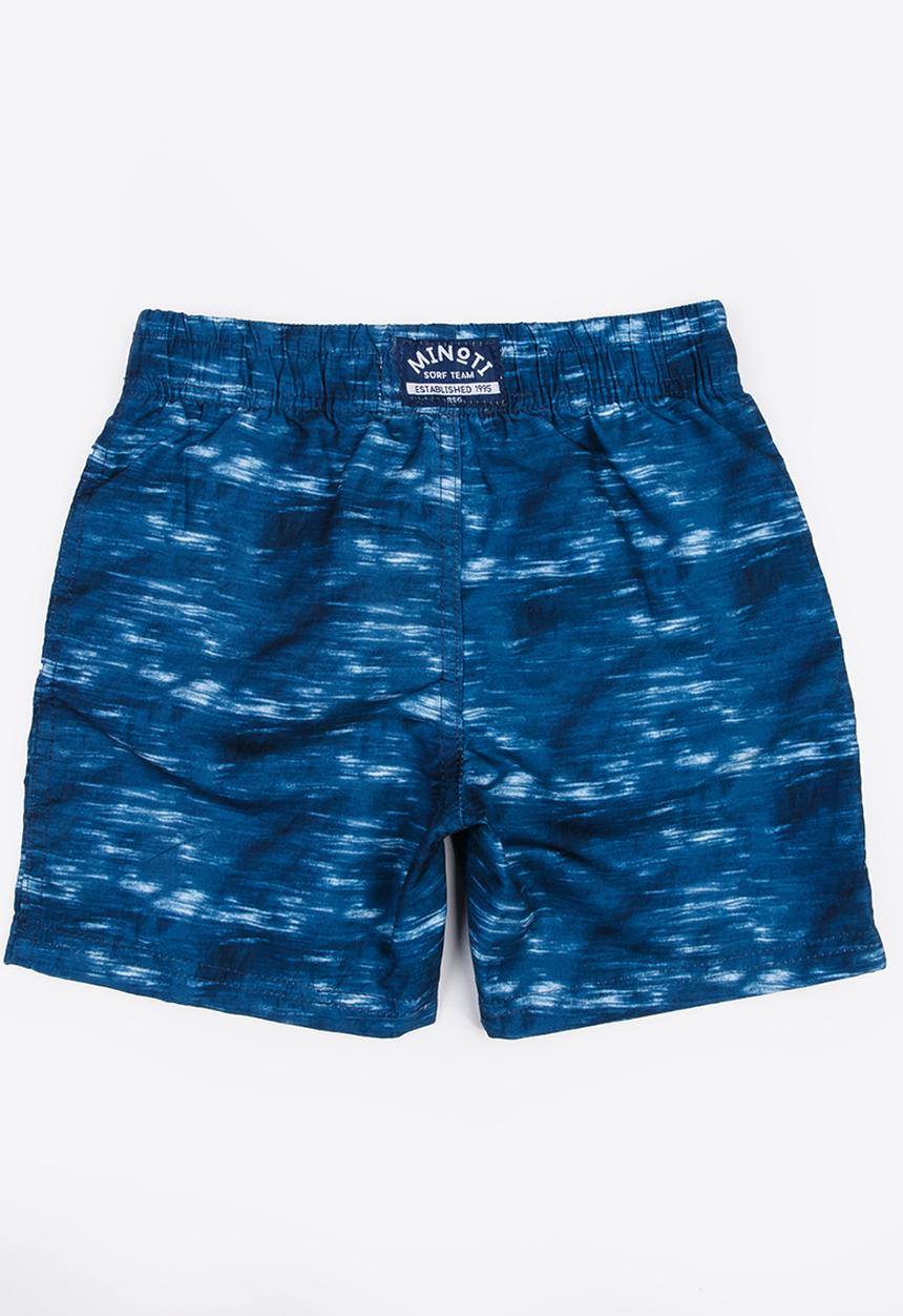 MINOTI - Blurred AOP Swimshorts Dark Blue