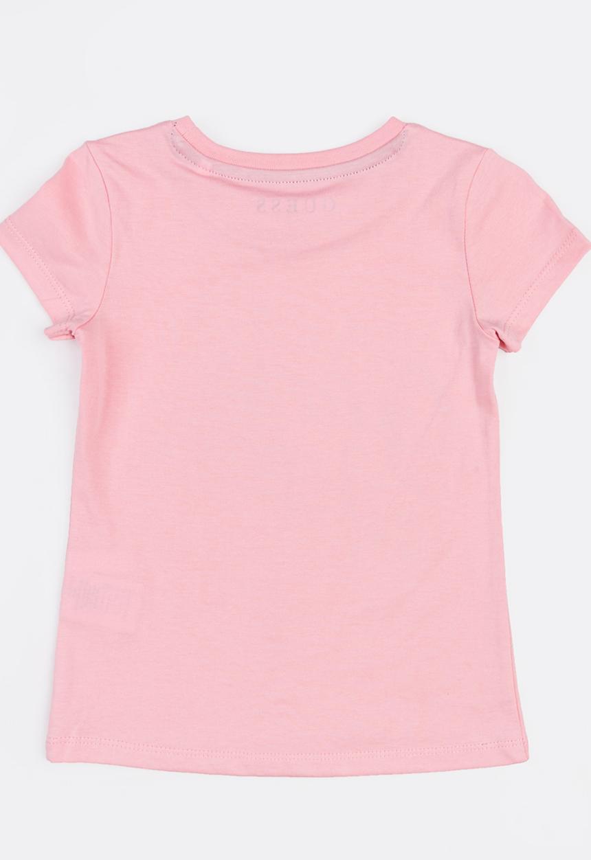GUESS - Stencil Flower Tee Pale Pink