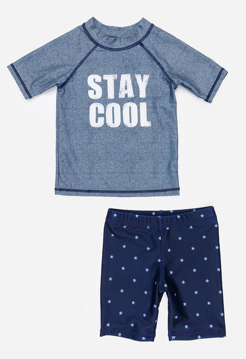 MINOTI - Star Printed 2 Piece Set - Navy