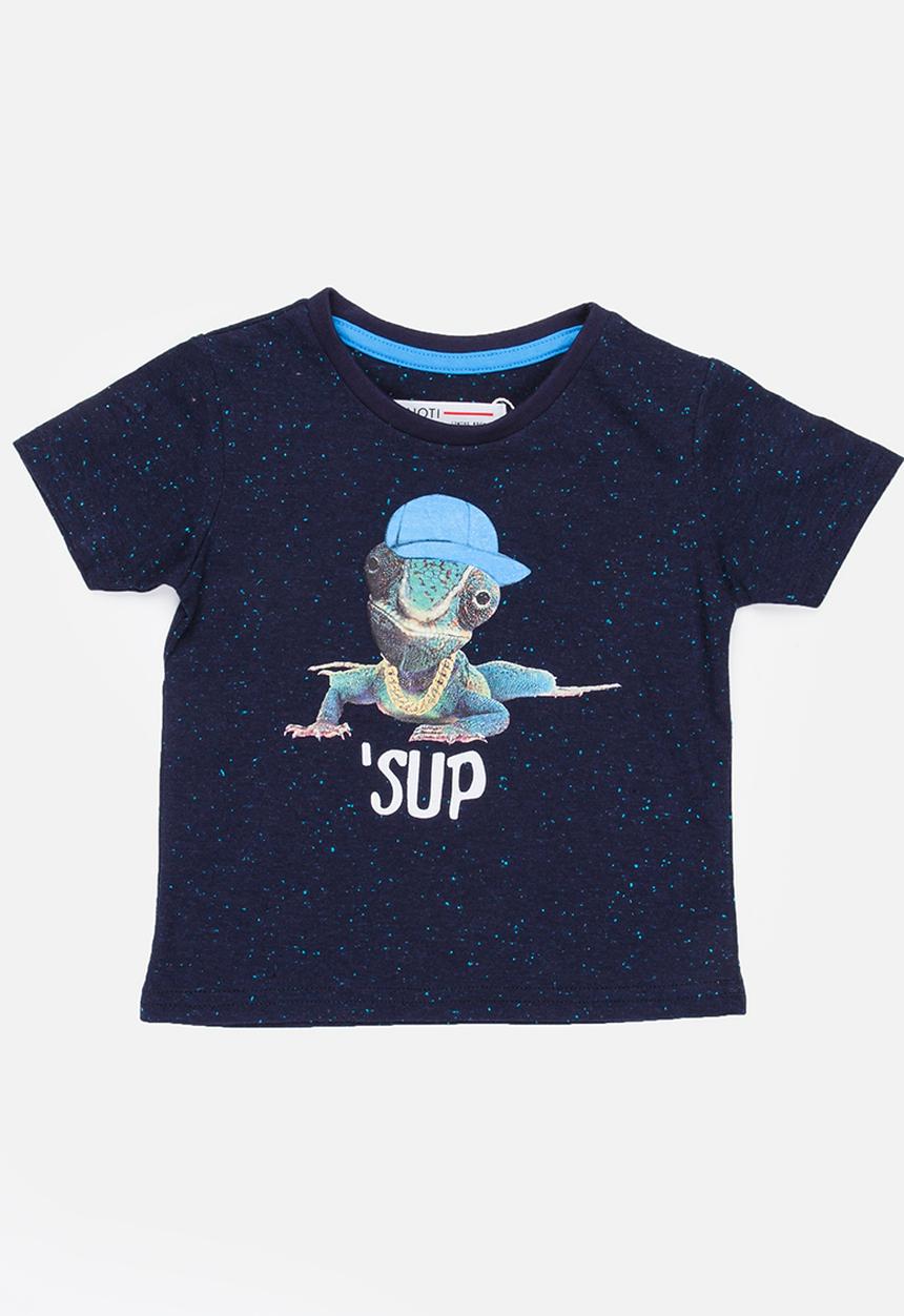 MINOTI - Bugs Printed Photo Tee Blue