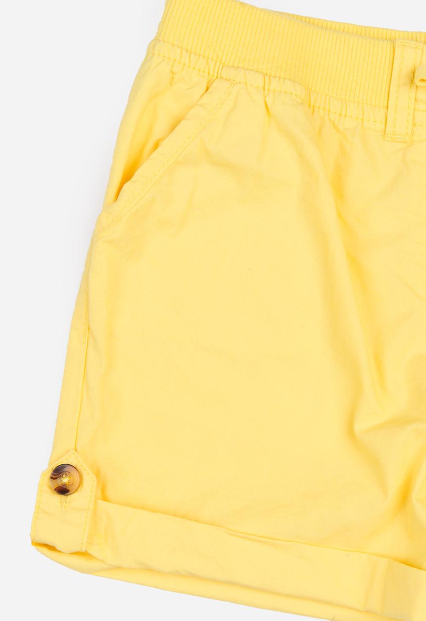 MINOTI - Basic Woven Shorts Yellow