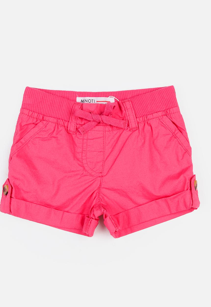 MINOTI - Basic Woven Shorts Dark Pink
