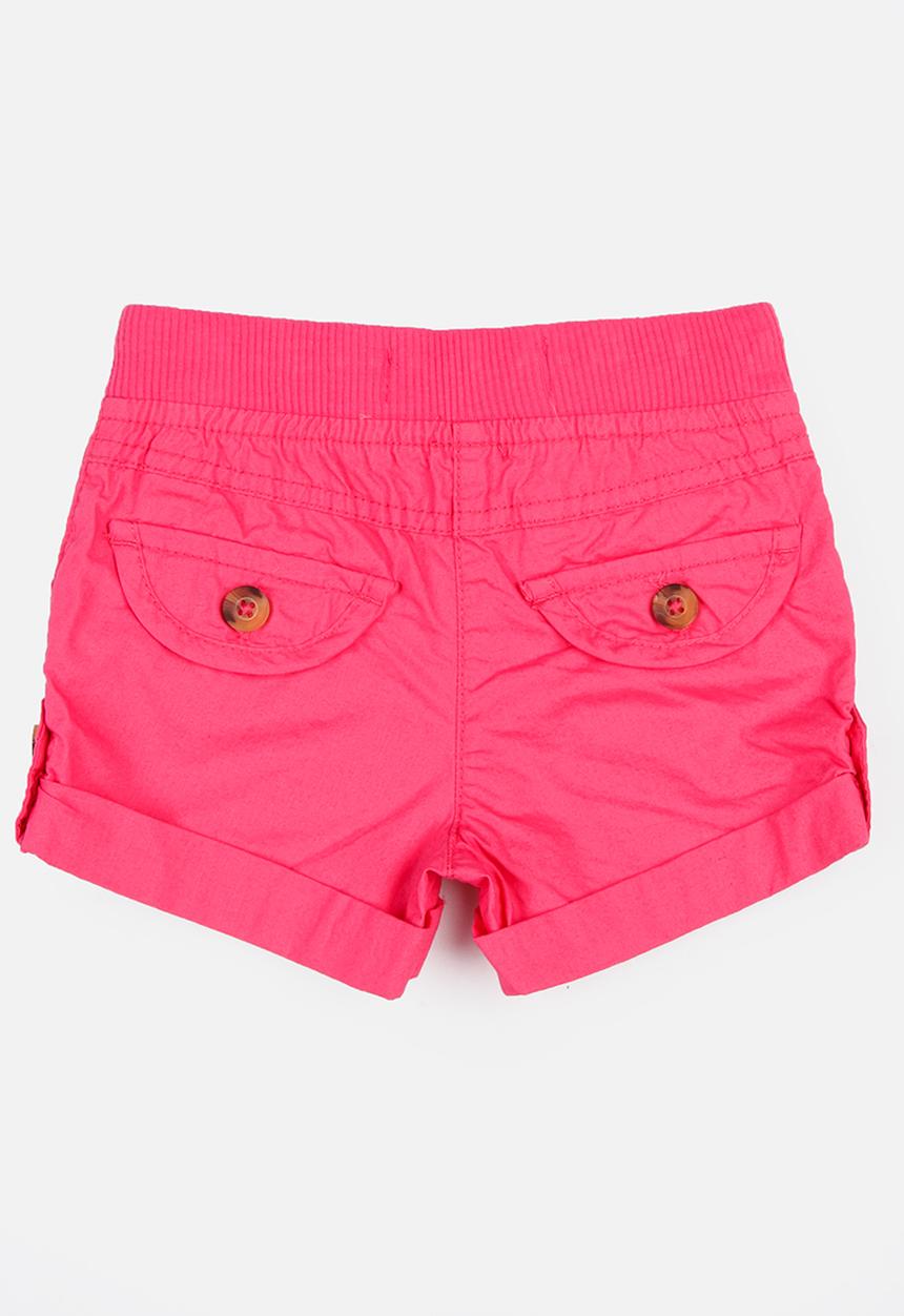 MINOTI - Basic Woven Shorts Dark Pink