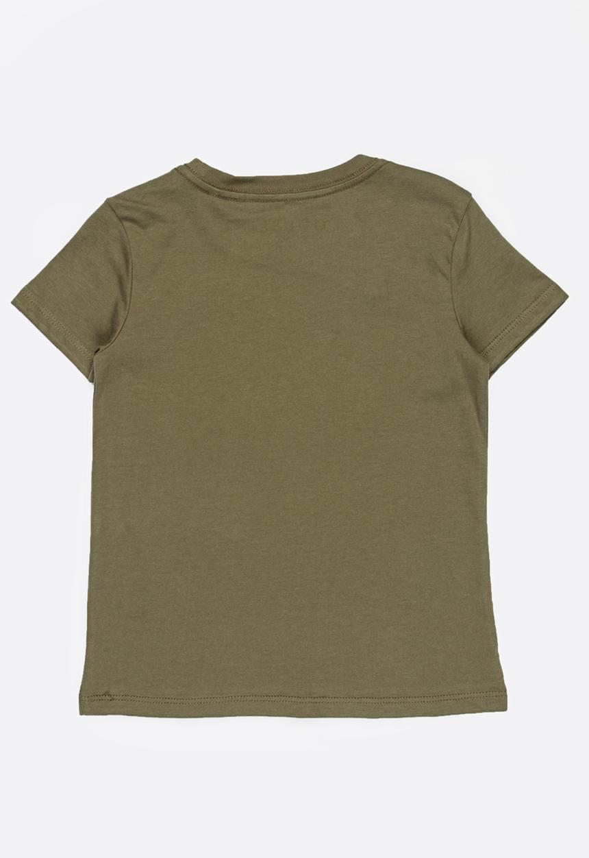 GUESS - Cracked Tri Printed Tee Khaki Green