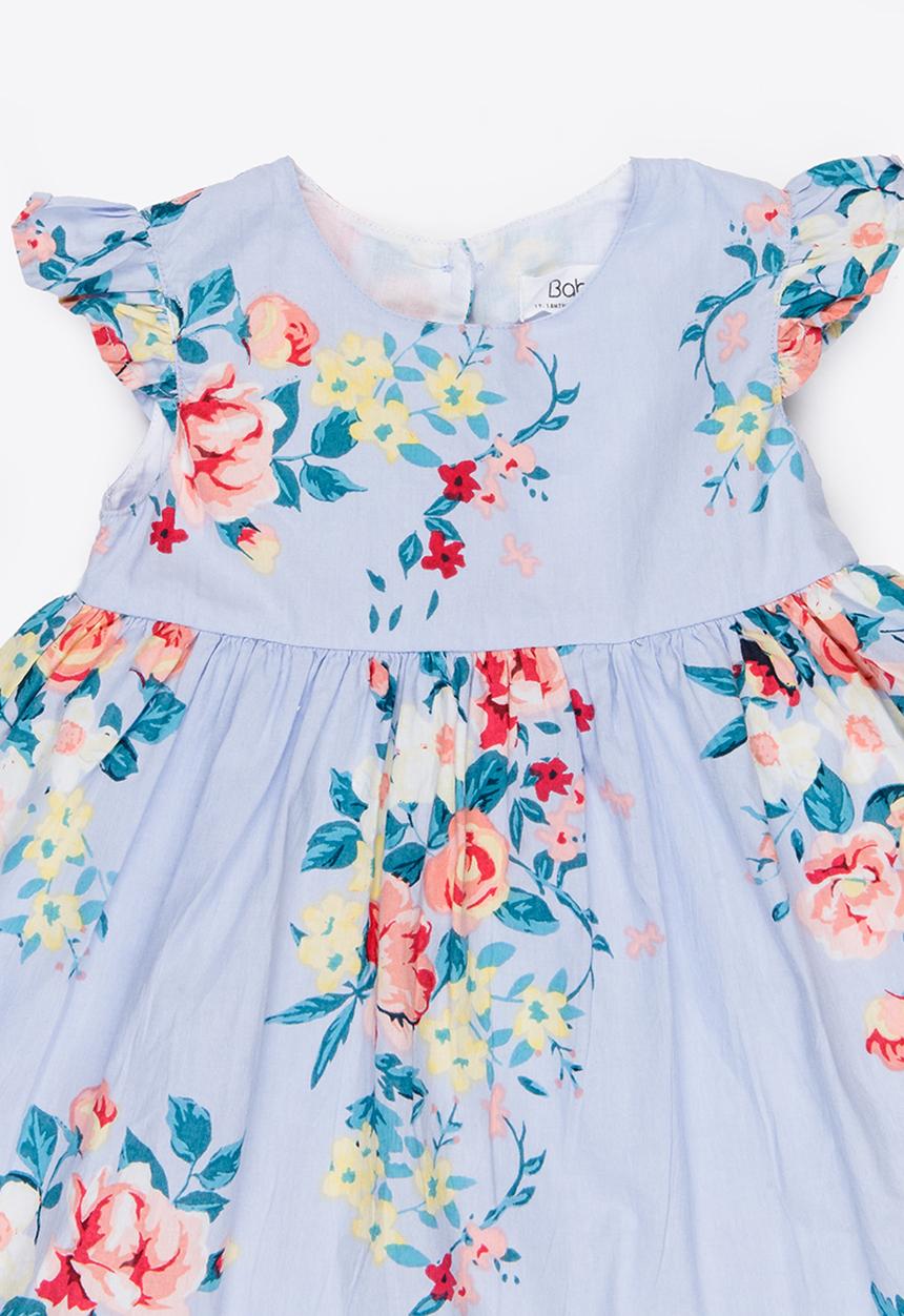 MINOTI - Rose 2 Piece AOP Dress & Bloomers Set Multi-colour