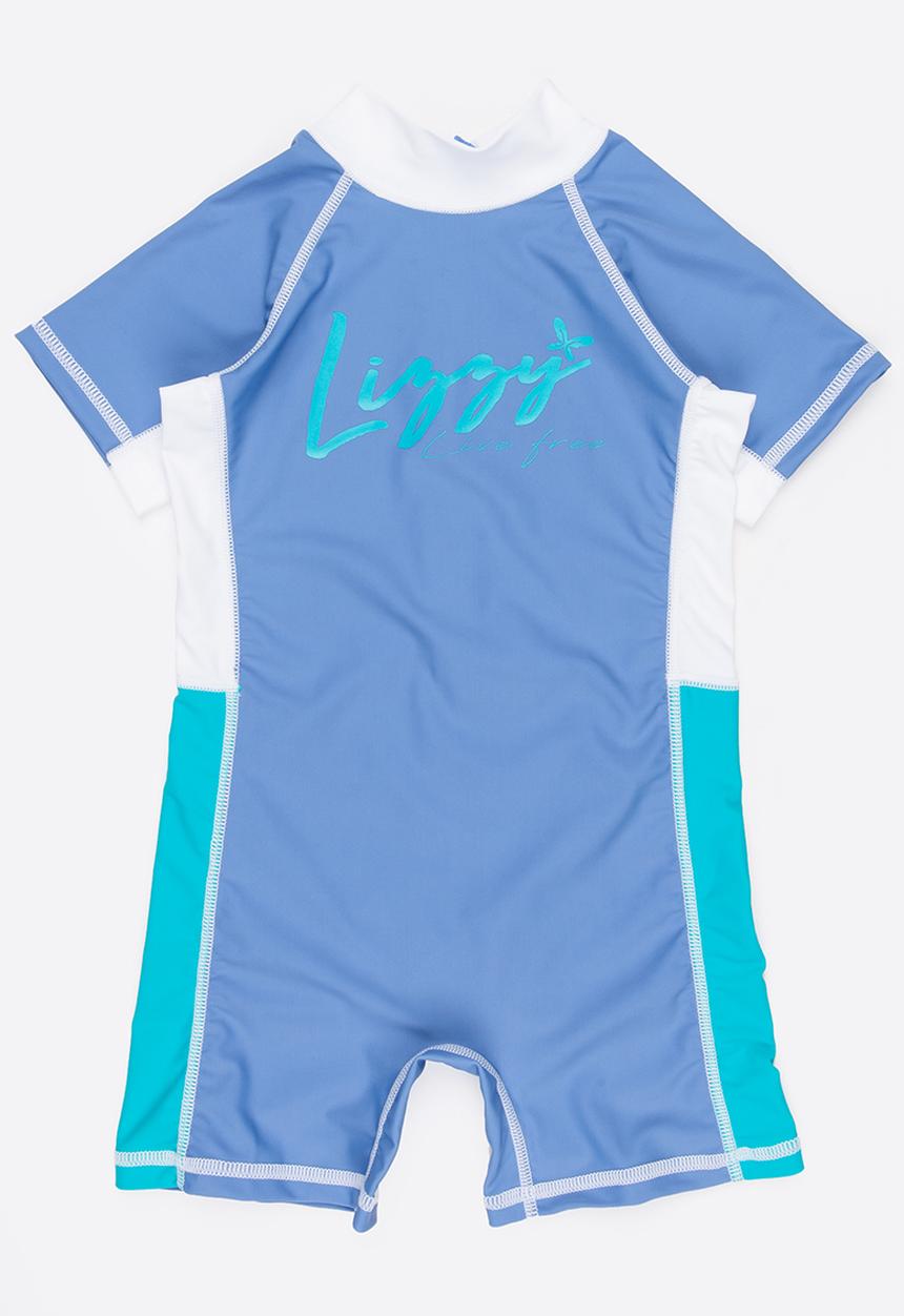 Lizzy - Alaska 1 Piece Rashsuit Pale Blue