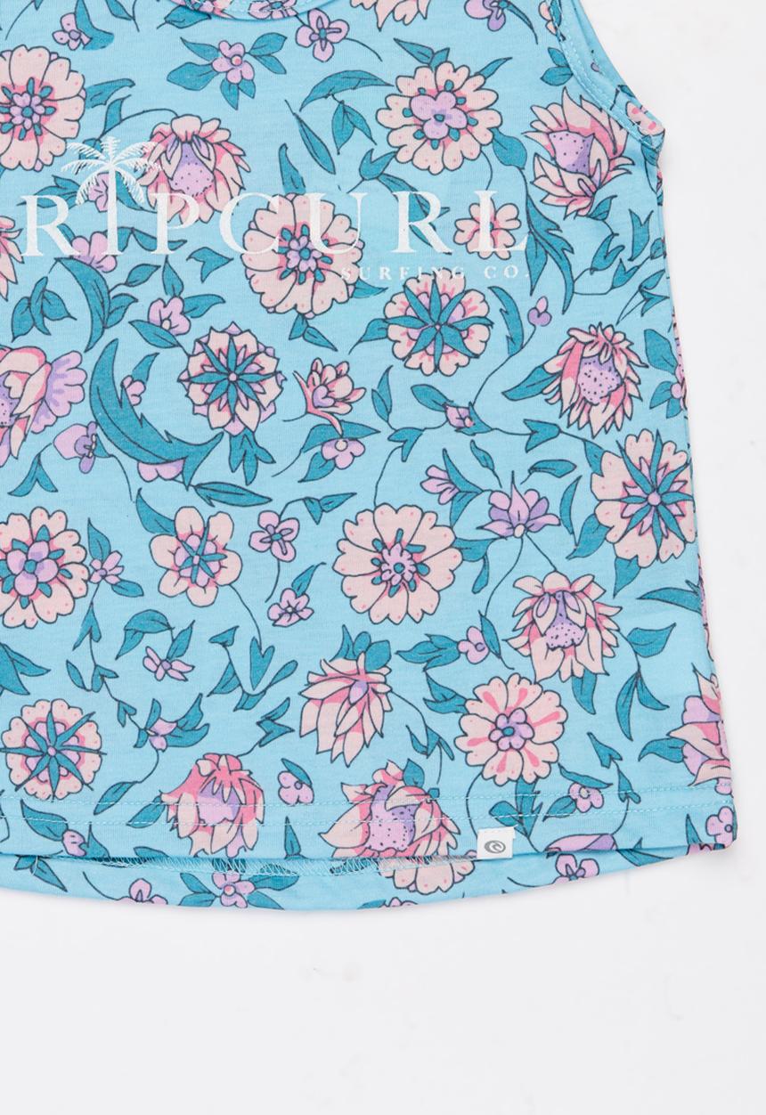 Rip Curl - Summer land tank - blue & pink 