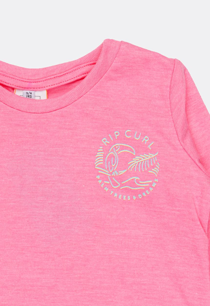 Rip Curl - Mini palms away tee - pink 