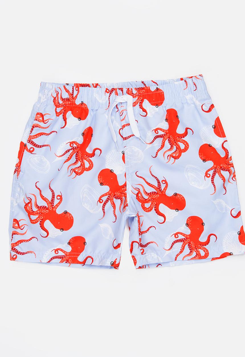 MINOTI - Octopus AOP Swimshorts Multi-colour