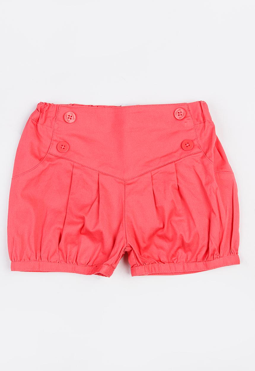 MINOTI - Mexico Woven Paneled Shorts Dark Pink