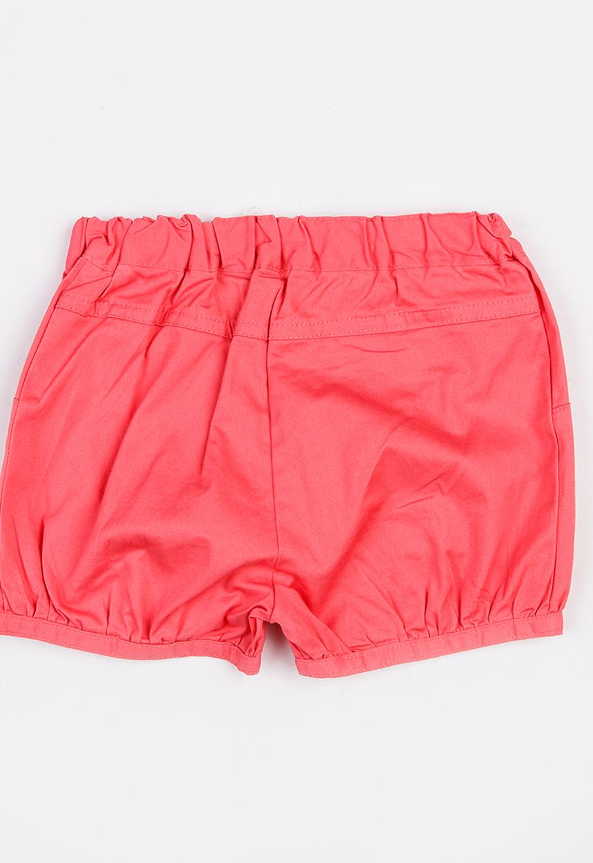 MINOTI - Mexico Woven Paneled Shorts Dark Pink