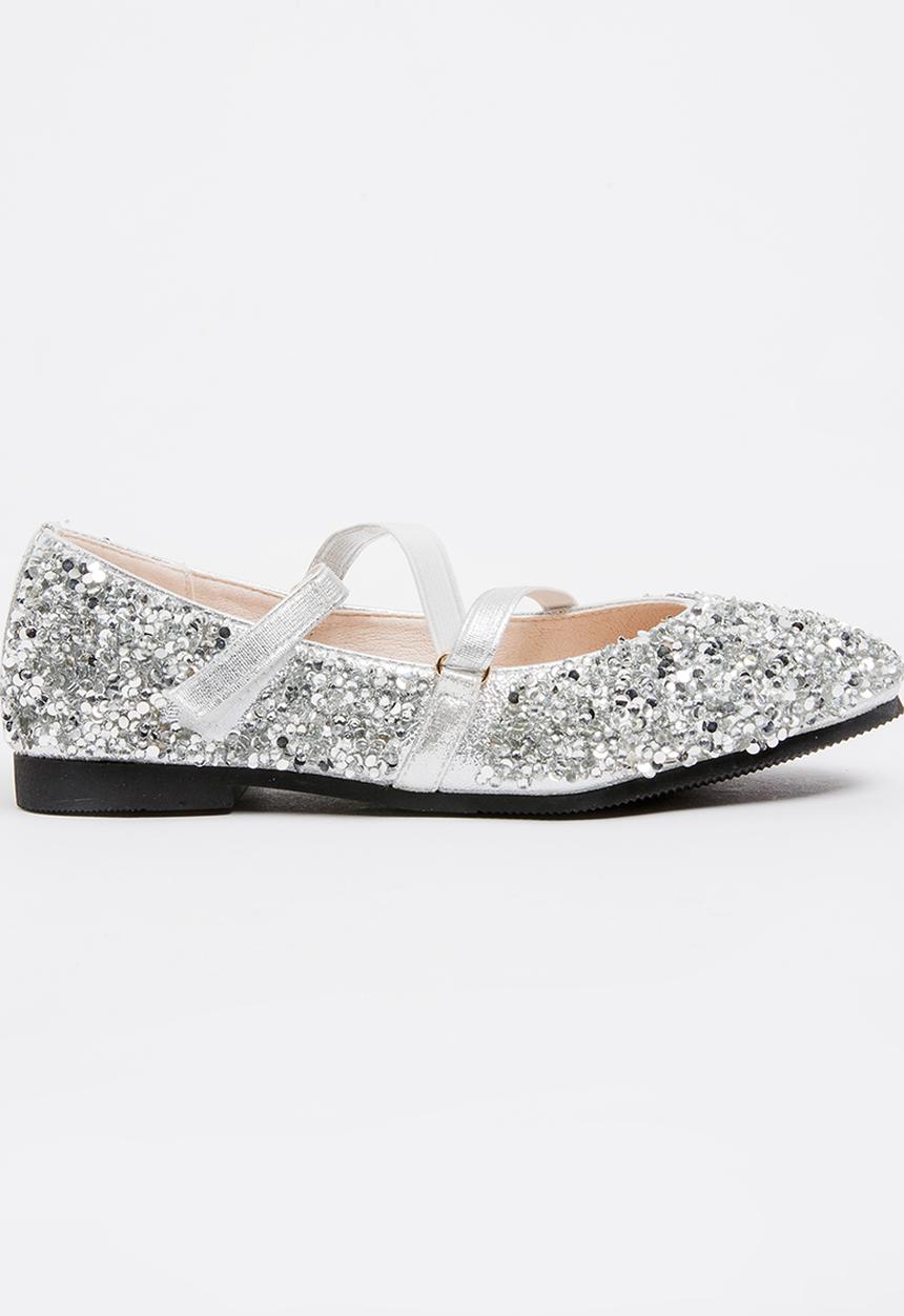 Pop Candy - Ballerina pump - silver