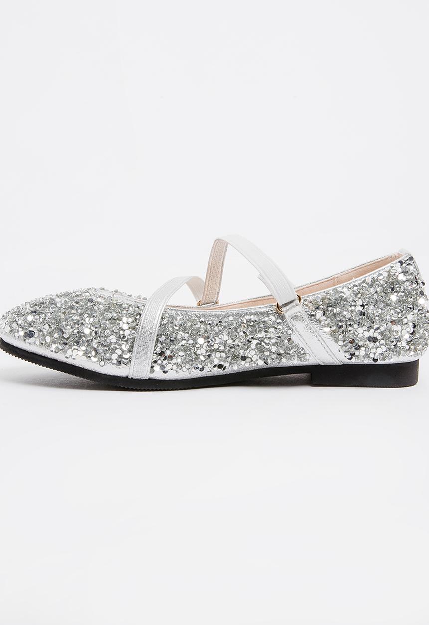 Pop Candy - Ballerina pump - silver
