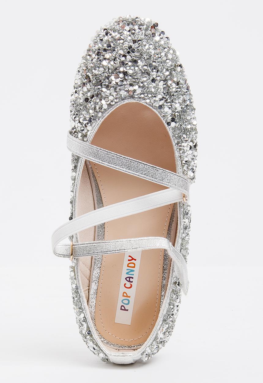 Pop Candy - Ballerina pump - silver