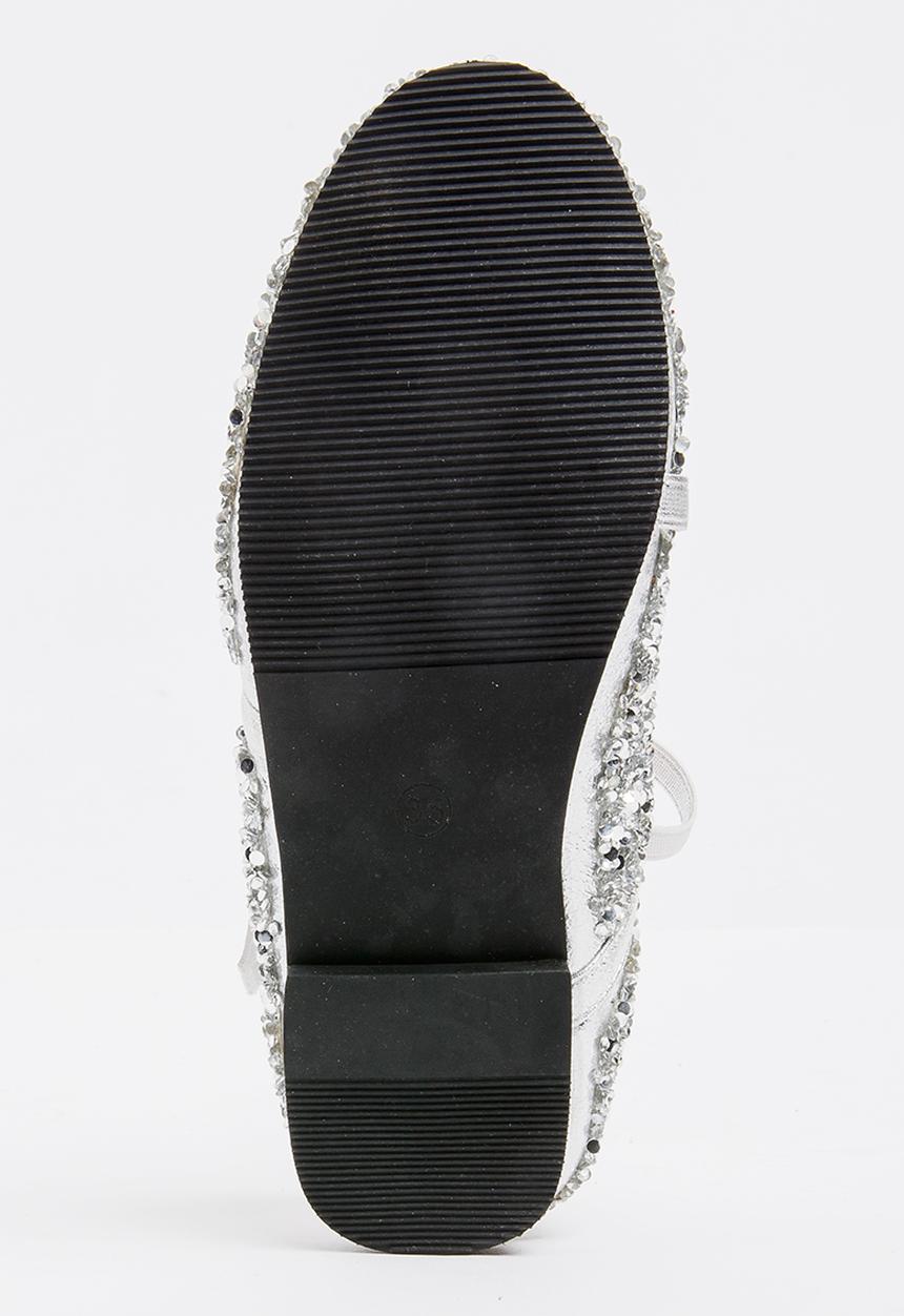 Pop Candy - Ballerina pump - silver