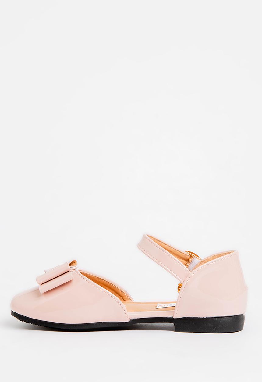 Pop Candy - Bow Detailed Pump Pale Pink