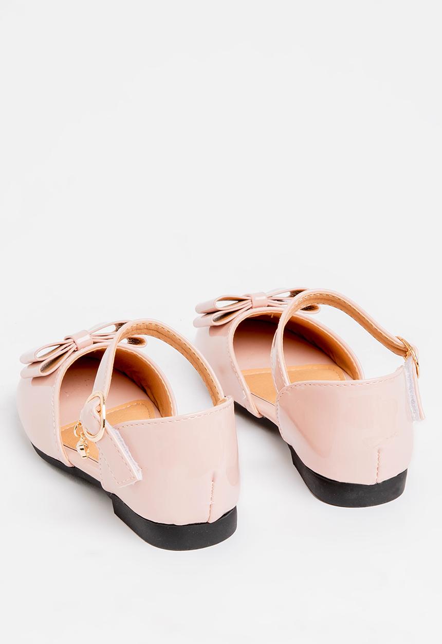 Pop Candy - Bow Detailed Pump Pale Pink