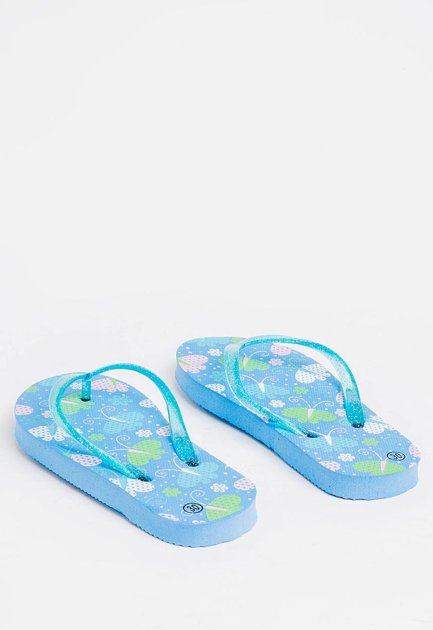 Pop Candy - Printed flip flops - blue 