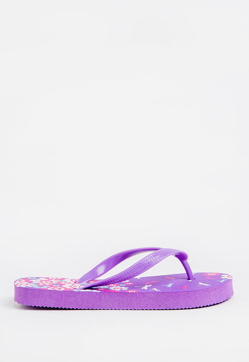 Pop Candy - Printed flip flops - purple