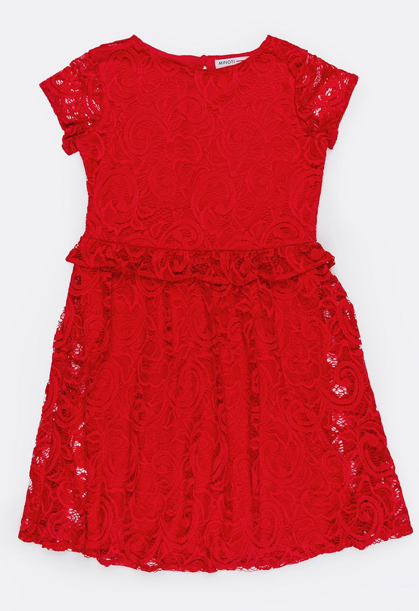 MINOTI - Rebel Lace Dress Red