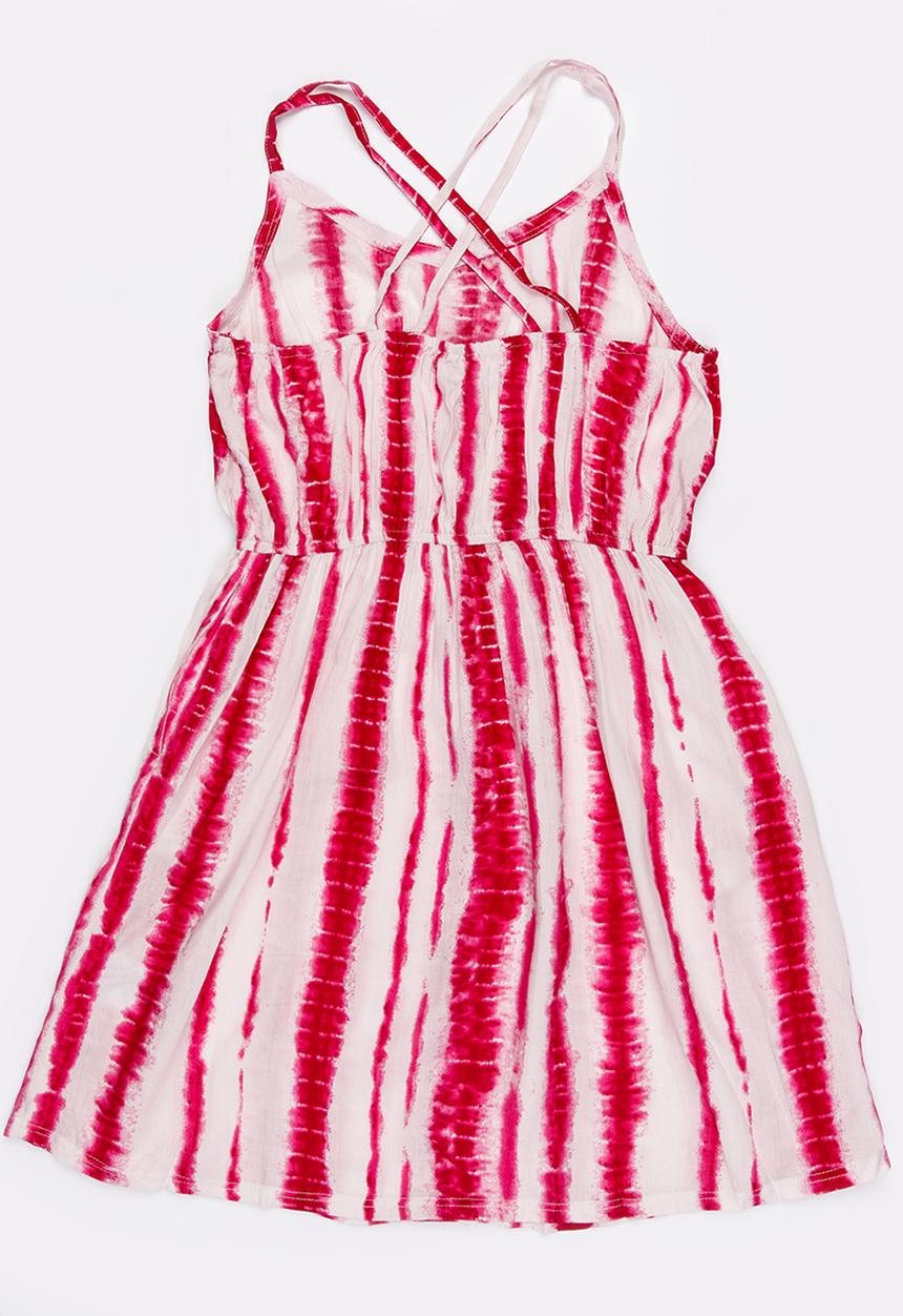 MINOTI - Glasto Tie Dye Criss-Cross Dress Multi-colour