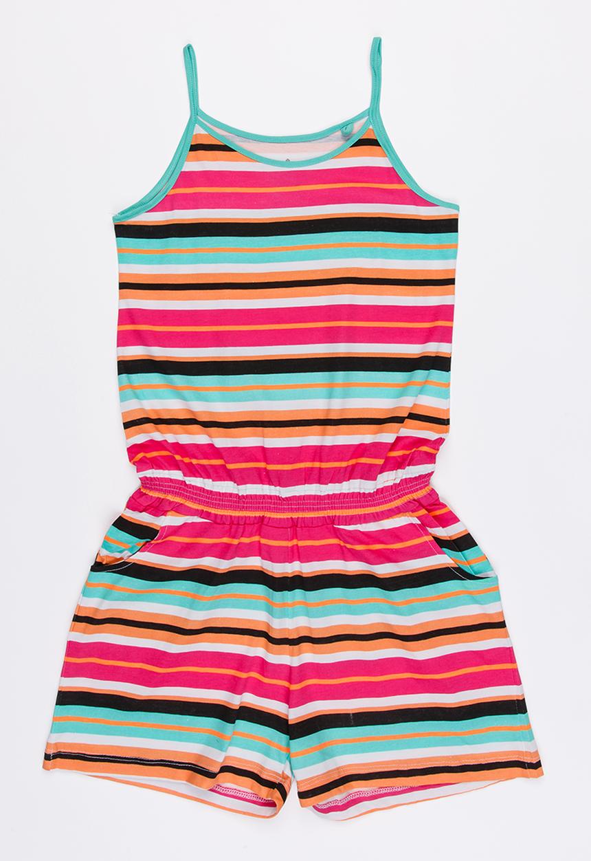 Pop Candy - Stripe sleeveless playsuit - multi
