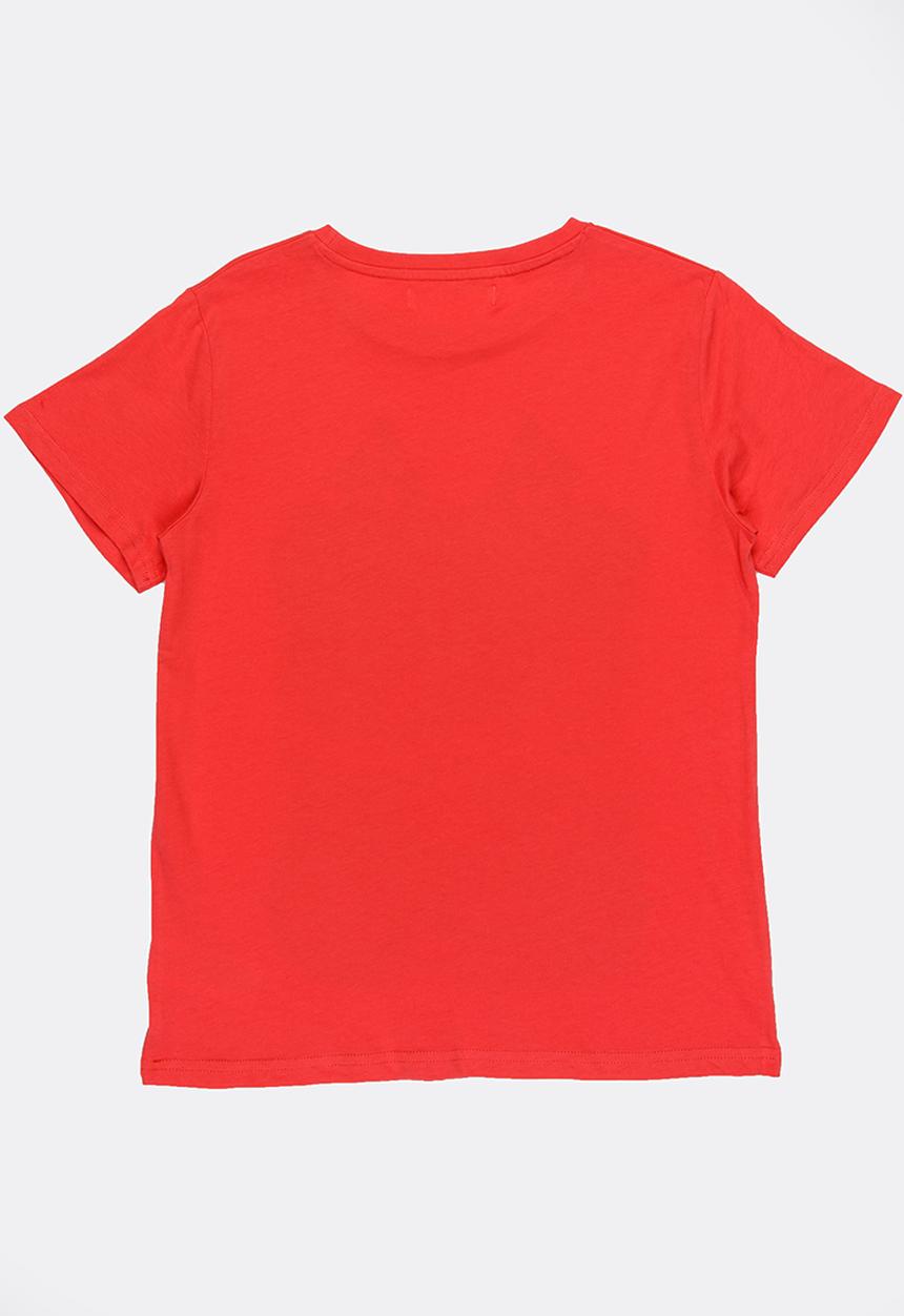 MINOTI - Basic Photographic French Bulldog Tee Coral