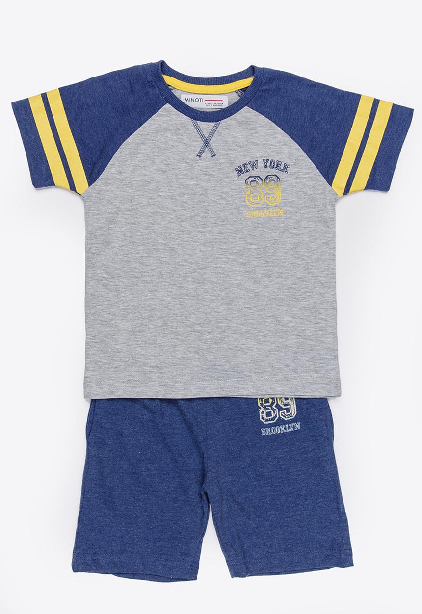 MINOTI - Nap 2 Piece PJ Set Dark Blue