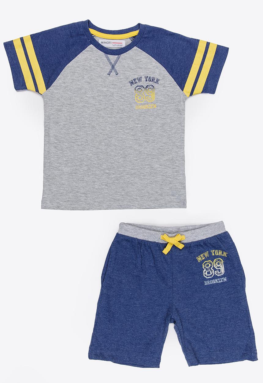 MINOTI - Nap 2 Piece PJ Set Dark Blue